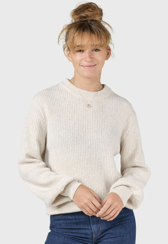 Merino-Strickpullover "Gerda" (Wolle) - pastel sand